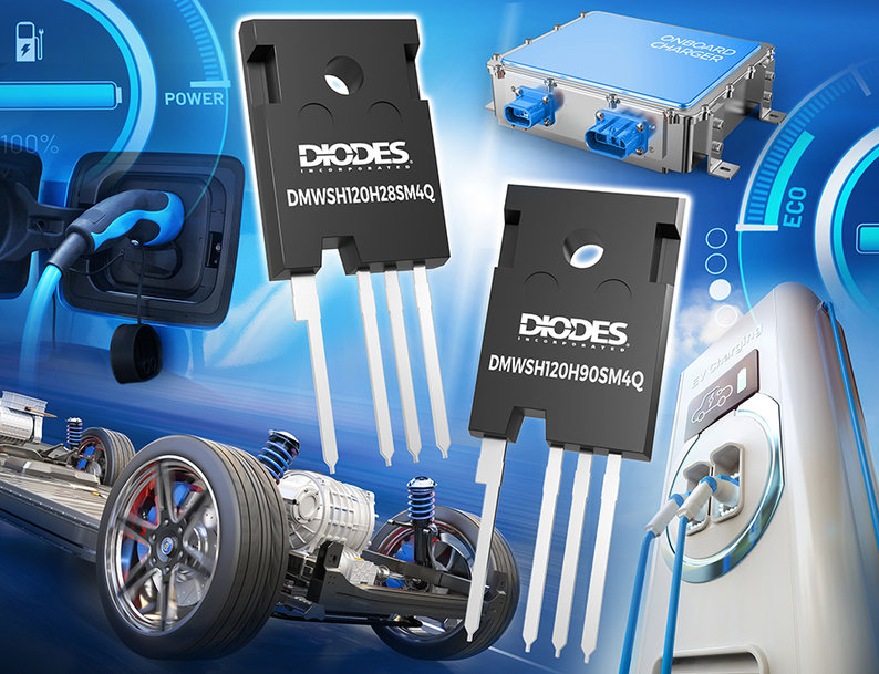Automotive-konforme SiC-MOSFETs von Diodes Incorporated sorgen für effizientere Automotive-Subsysteme